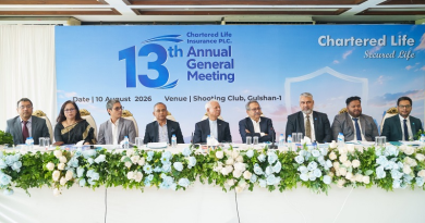 চার্টার্ড লাইফ – এর ১৩তম বার্ষিক সাধারণ সভা অনুষ্ঠিত: ৪% লভ্যাংশ অনুমোদন।